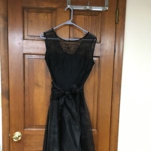Elegant black dress for prom